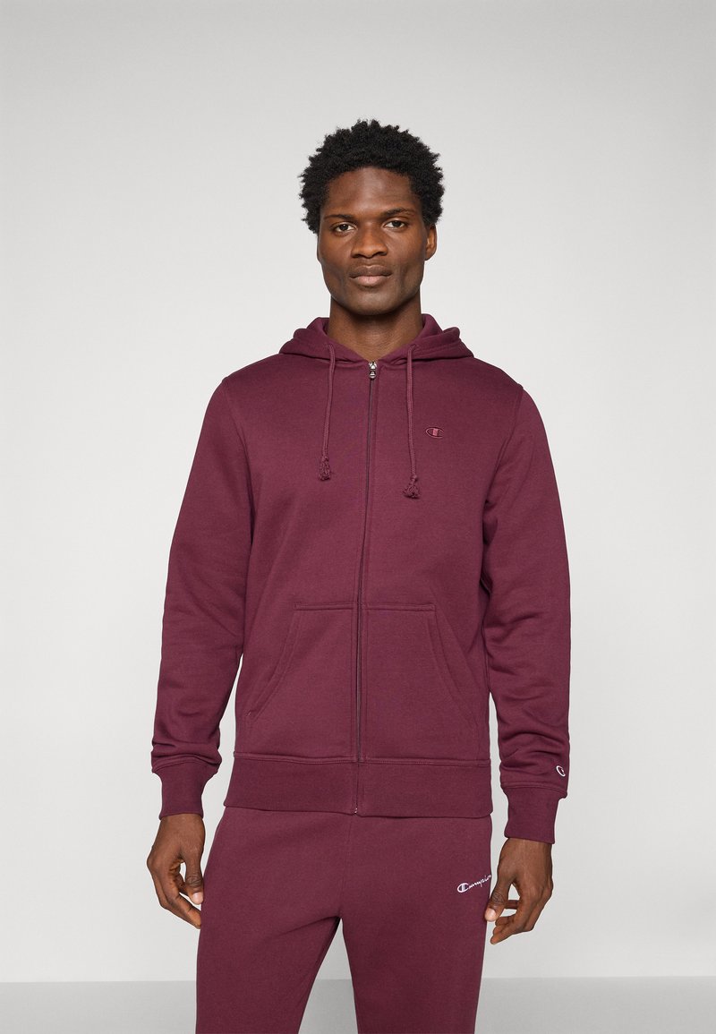 Champion ICONS TONAL FULL ZIP HOODIE - Mikina so zipsom - bordeaux