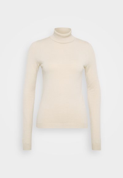 VMHAPPINESS ROLLNECK - Pullover - oatmeal
