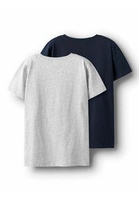 TWO SOON 2ER-PACK - T-shirts basic - navy blazer