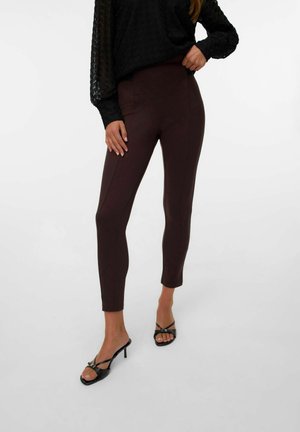 VMLILI HOHE TAILLE   - Legging (type pantalon) - chocolate torte