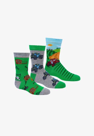 Yuhu, TRAKTOR SOCKEN FÜR JUNGEN 3ER PACK - Socks - mehrfarbig