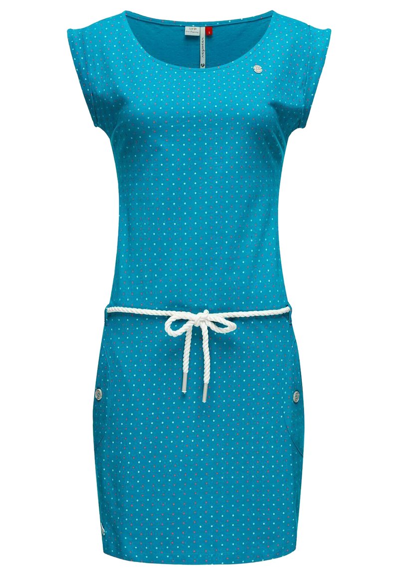 Ragwear TAG DOTS - Jerseykleid - hellgelb meliert