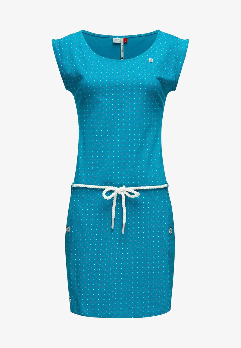 Ragwear TAG DOTS - Jerseykleid - hellgelb meliert