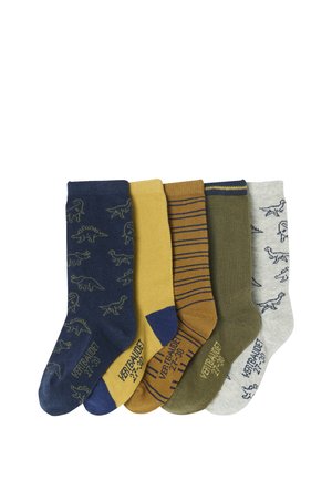 5ER-PACK DINOS - Socks - aqua
