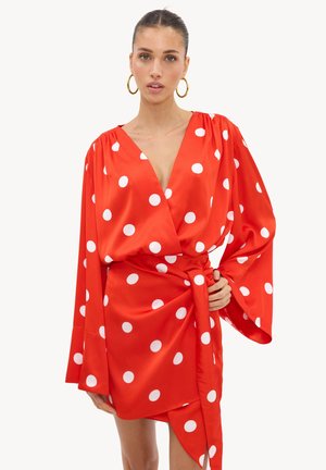 LOAVIES, CROWN OF CONFIDENCE - Robe de jour - dots big red