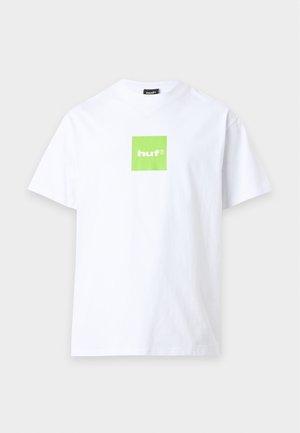 HUF, BOX TEE - T-shirt imprimé - white/green