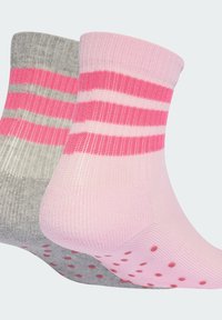 adidas Performance ANTI-SLIP 2 PACK - Športové ponožky - clear pink medium grey heather