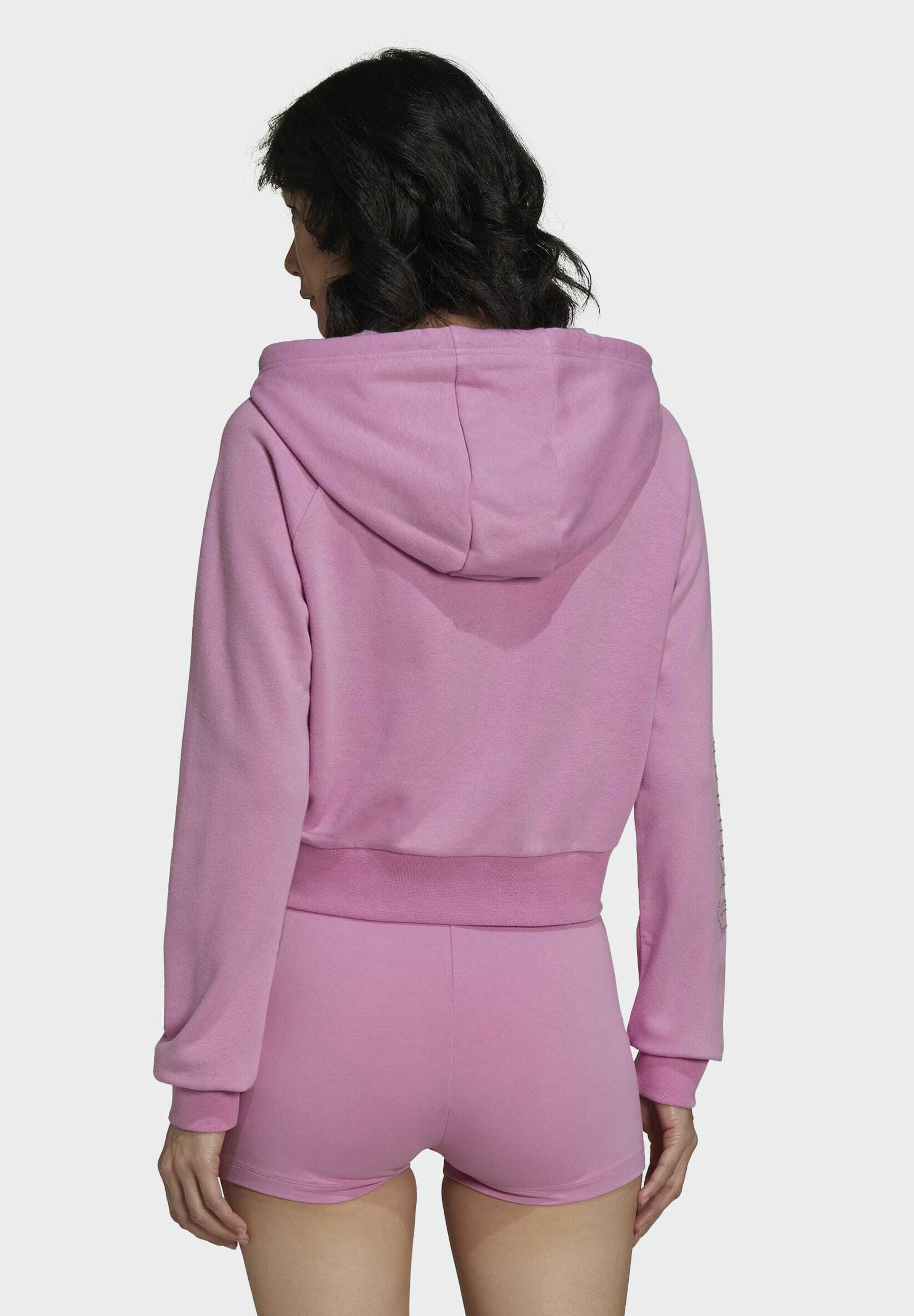pink zip up sweater