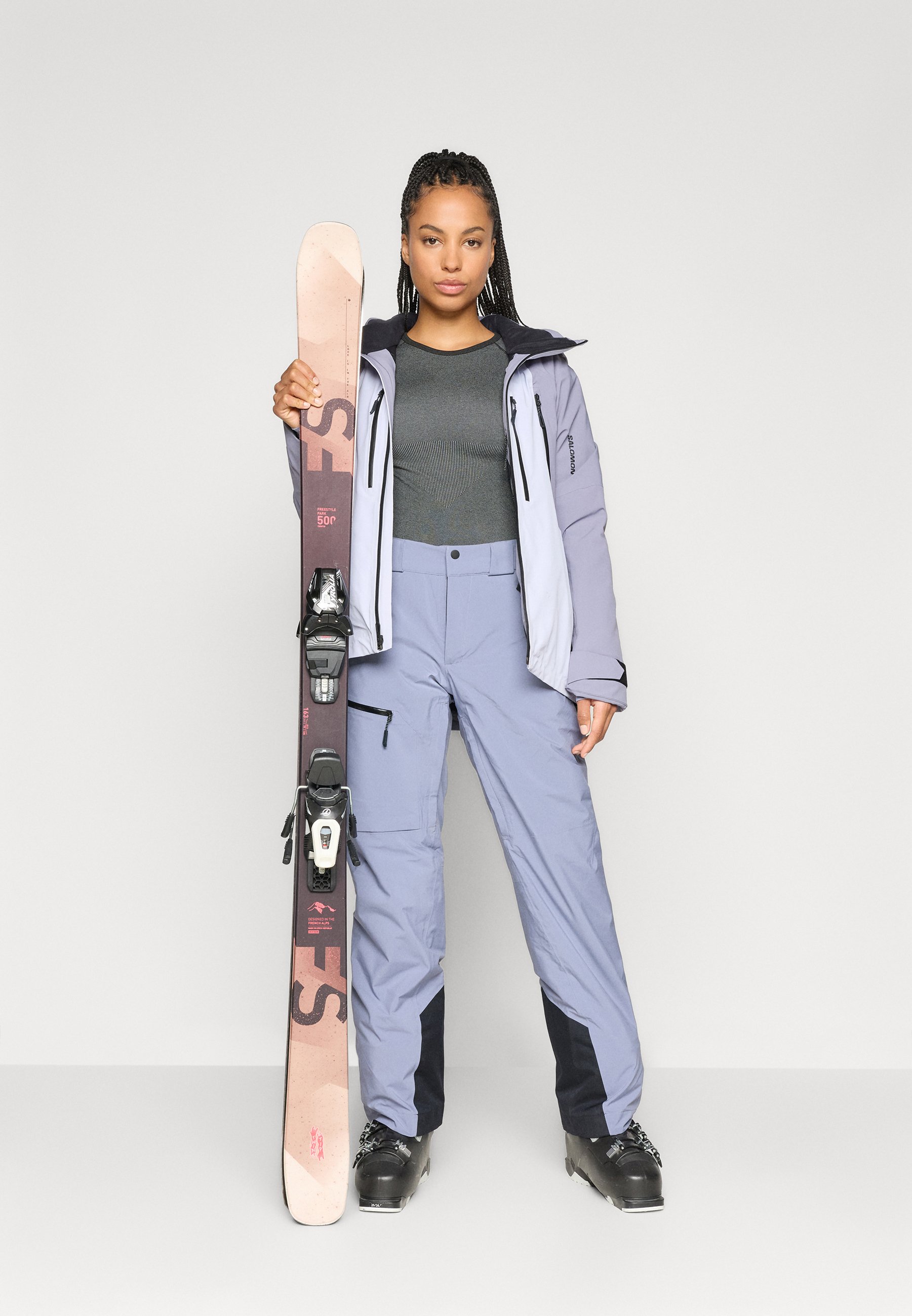 Salomon SPECTRAL JACKET - Ski jacket - cosmic sky/blue granite