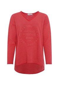 POSITIVE MIND - Strickpullover - rot