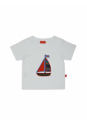 WITH SAILBOAT  - T-shirt con stampa - bianco