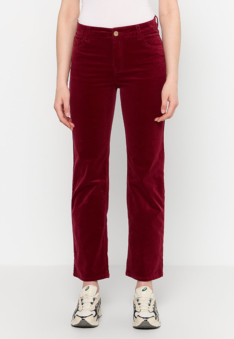 gaudi jeans Broek bordeauxrood