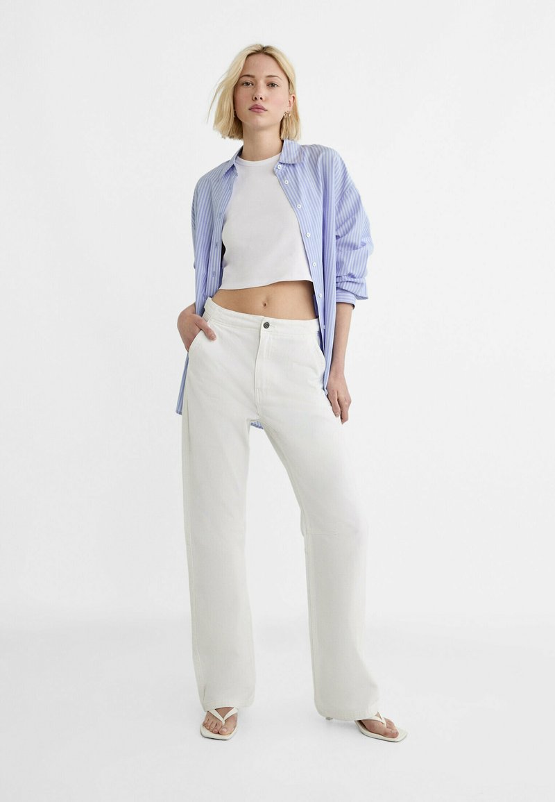 Stradivarius Broek wit