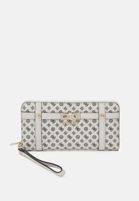 Guess EMILEE LARGE ZIP AROUND - Portafoglio - stone