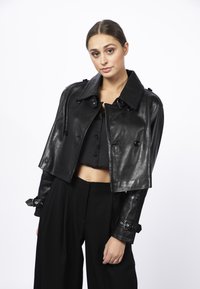 Freaky Nation THE BEST - Leren jas - black