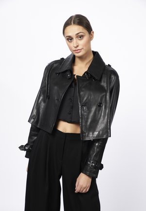 THE BEST - Leren jas - black