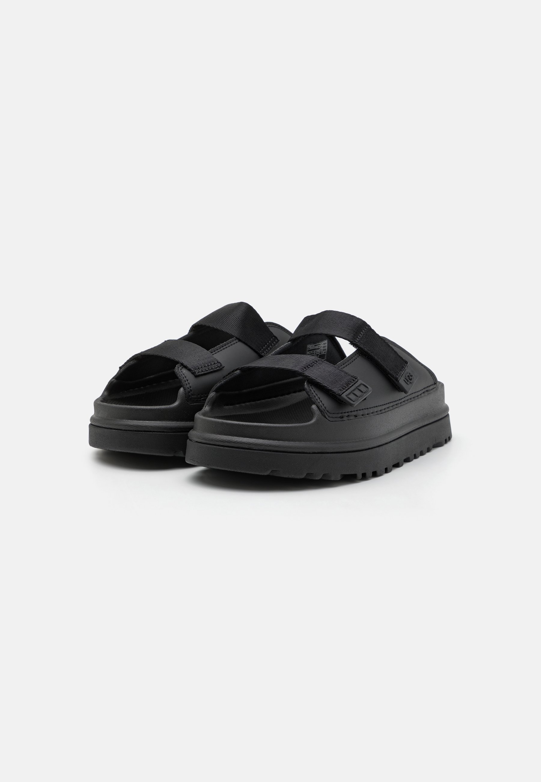 UGG GOLDENGLOW SLIDE UNISEX - Slippers - black - Zalando