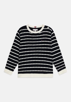 CABLE UNISEX - Strikkegenser - dark blue