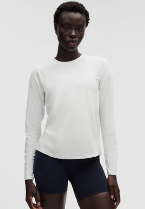 lululemon, LICENSE TO TRAIN - Camiseta de manga larga - white vapor-
