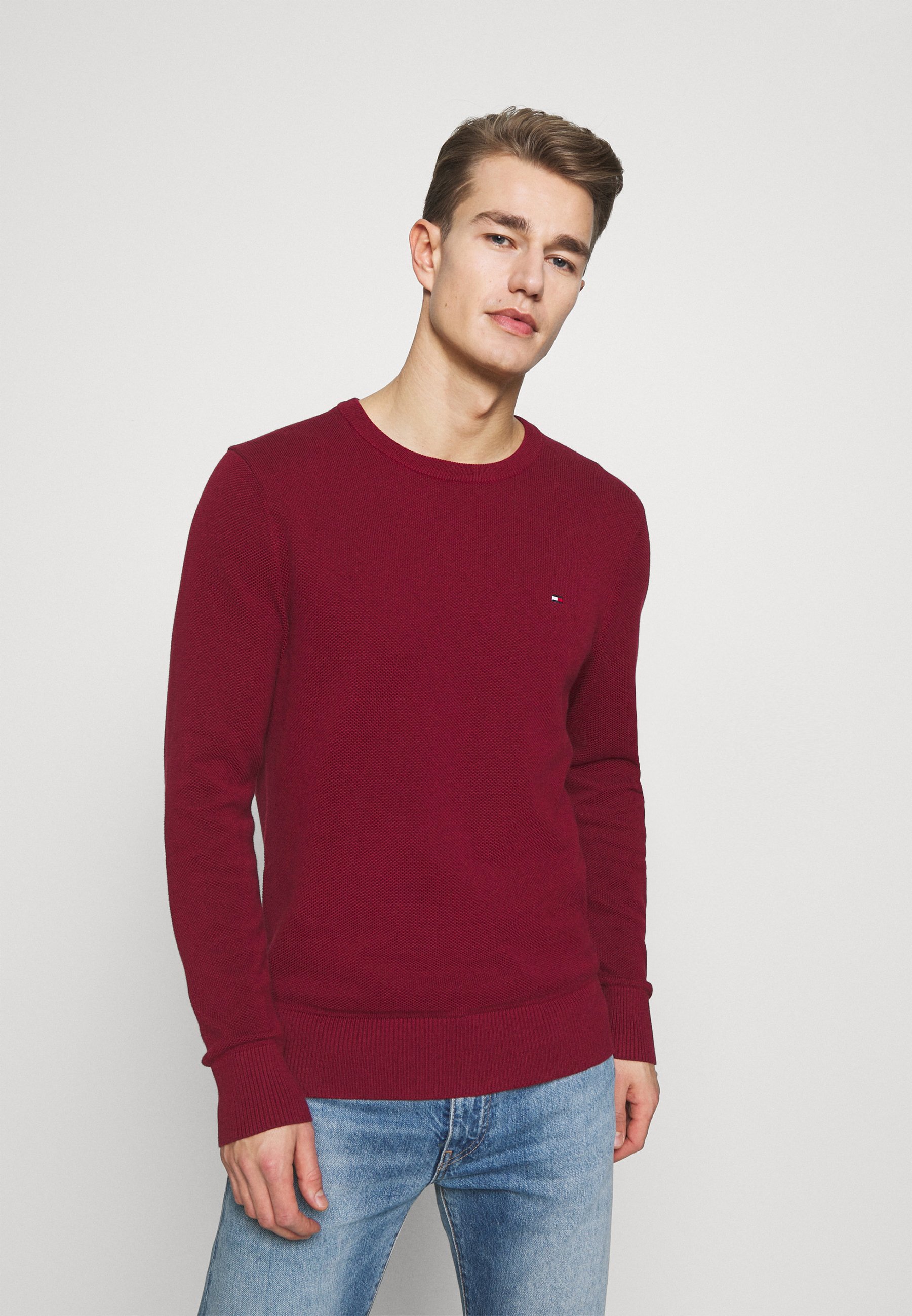 Tommy Hilfiger CREW NECK - Jersey de punto - rouge/rojo - Zalando.es