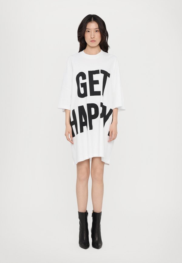 READ THROUGH THE LINES - Jerseykleid - fantasia bianco