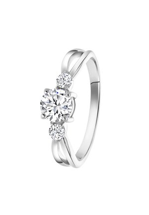 3 ZIRCONIA STONES - Ring - silver-coloured