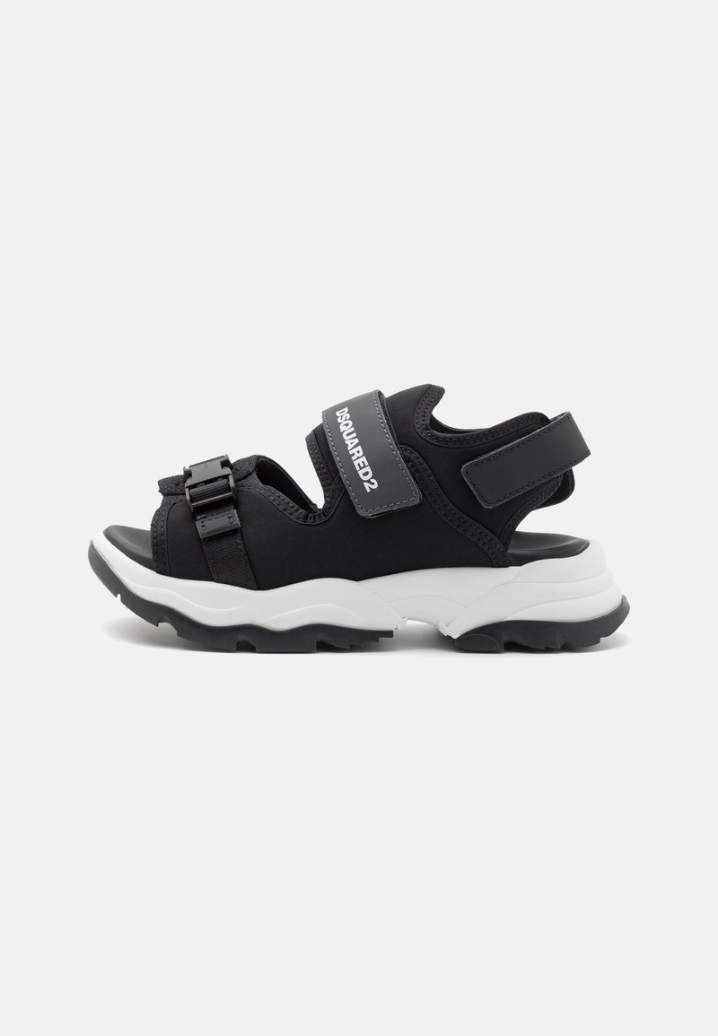 Dsquared2 UNISEX - Vaellussandaalit - black/white