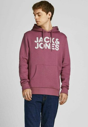 JJECORP LOGO HOOD - Felpa con cappuccio - hawthorn rose