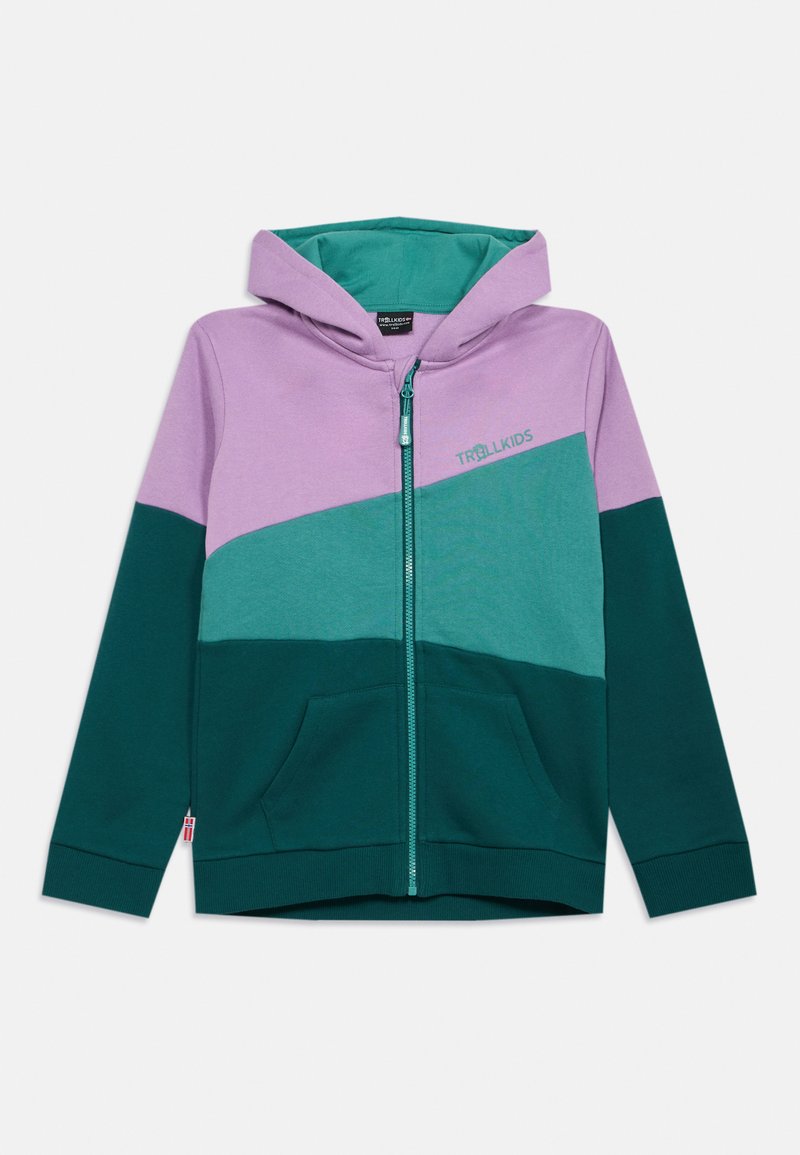 Trollkids Sweater met rits paars Trollkids Sweater met rits paars