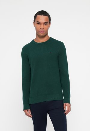 ESSENTIAL STRUCTURE CREW NECK - Pullover - ornamental green