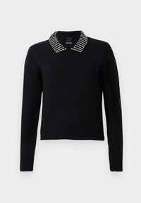 VENTOTENE STRASS - Pullover - nero limousine