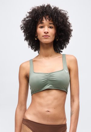 SO BEACH BRALETTE TANK - Sutien costum de baie din două piese - agave green