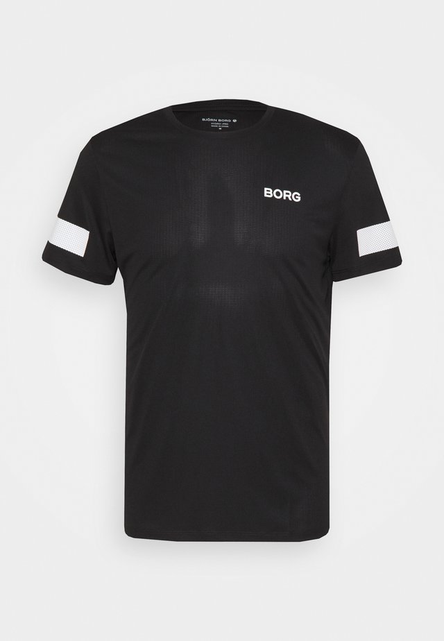 TRAINING TEE - T-shirt imprimé - black beauty