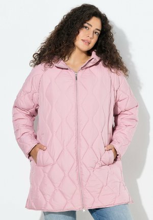 QUILTED WATER REPELLENT - Zimní kabát - delicate dusty rose