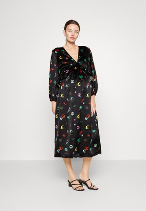 Never Fully Dressed MAMA PRAIRIE SWIRL DRESS - Hverdagskjole - black
