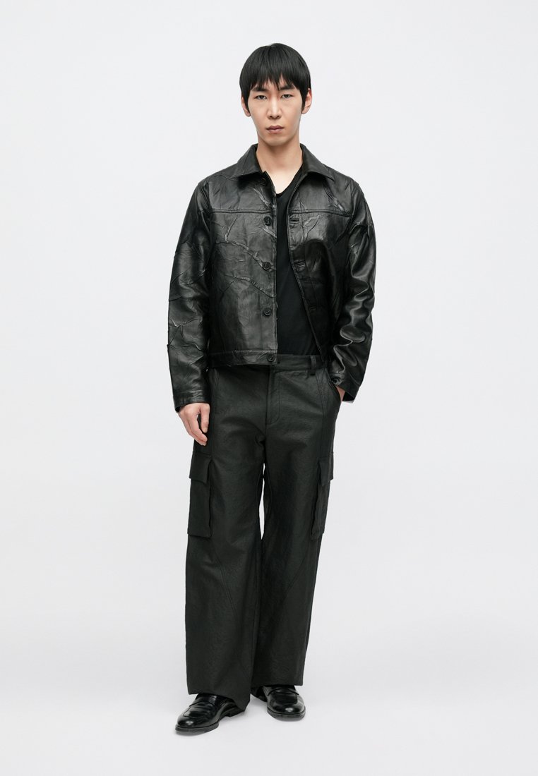 Holzweiler REGULAR JACKET - Leather jacket - black - Zalando.co.uk
