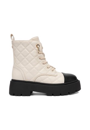 Nine West, NINE WEST BOOTS WOMEN'S BEIGE CEO-INAS-01 - Enkellaarsjes met plateauzool - beige