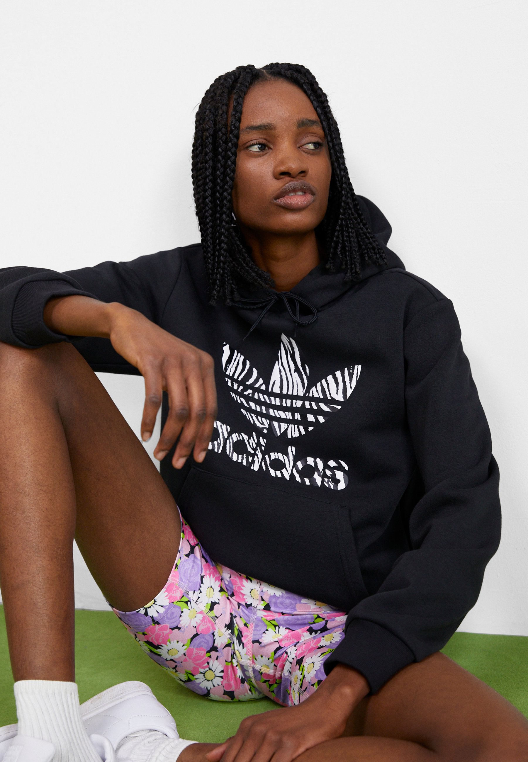 adidas leggings and sweatshirt