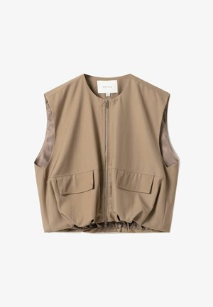 Noella, N-MELANY VEST - Vesta - timber brown