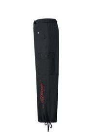 Ed Hardy TRUE TO MY LOVE - Cargo trousers - washed black