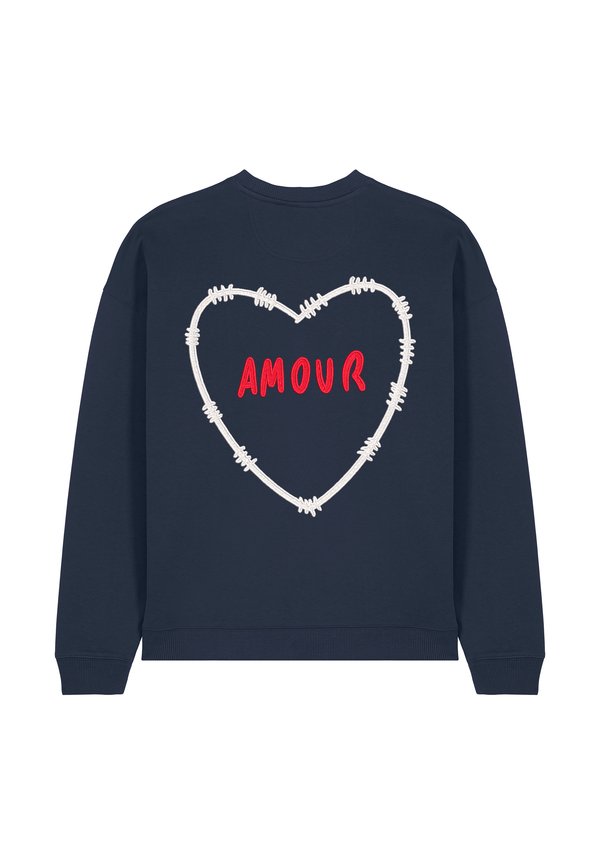 AMOUR BACK EMBROIDERY UNISEX OVERSIZE  - Sweatshirt