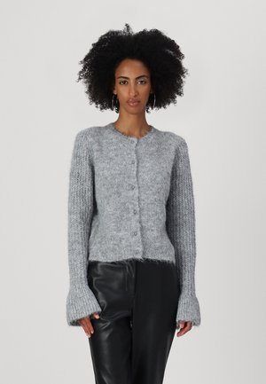 Aware VMLORI O NECK CARDIGAN - Cardigan - light grey melange