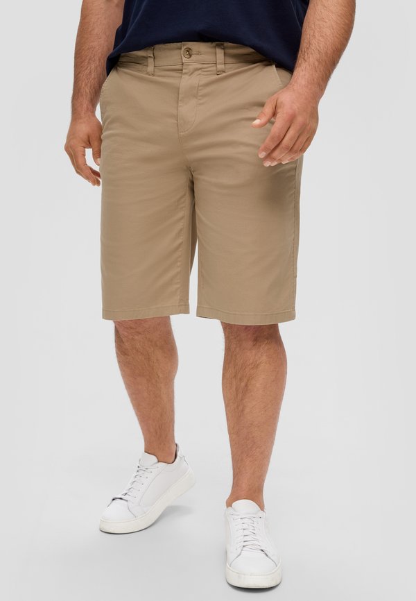 BERMUDA À JAMBES DROITES - Shorts - sandstein