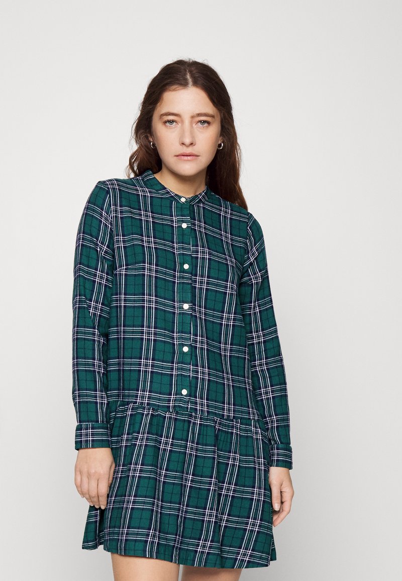 GAP Petite PLAID DRESS Abito a camicia green/verde scuro Zalando.it