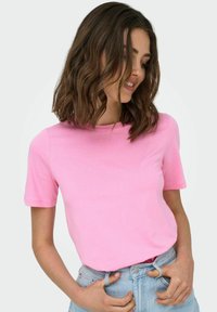 ONLY EINFARBIGES - T-shirt basic - sachet pink