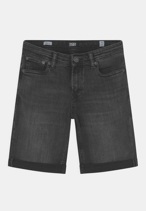 JJIRICK JJIORIGINAL JR - Denim shorts - black denim