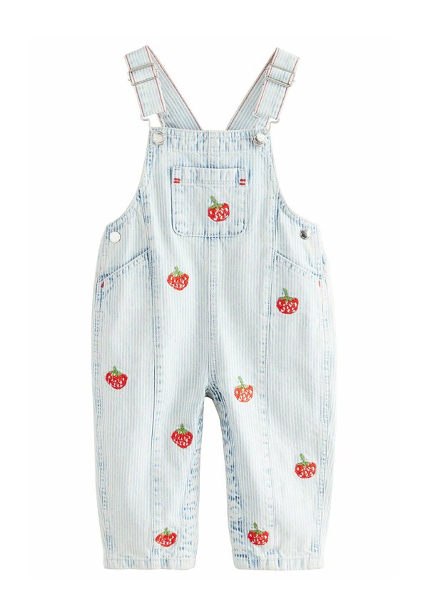 REGULAR FIT - STRAWBERRY EMBELLISHED - Latzhose - stripe