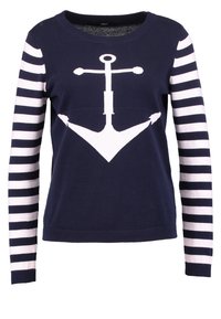 ONLY Stickad tröja - dark blue