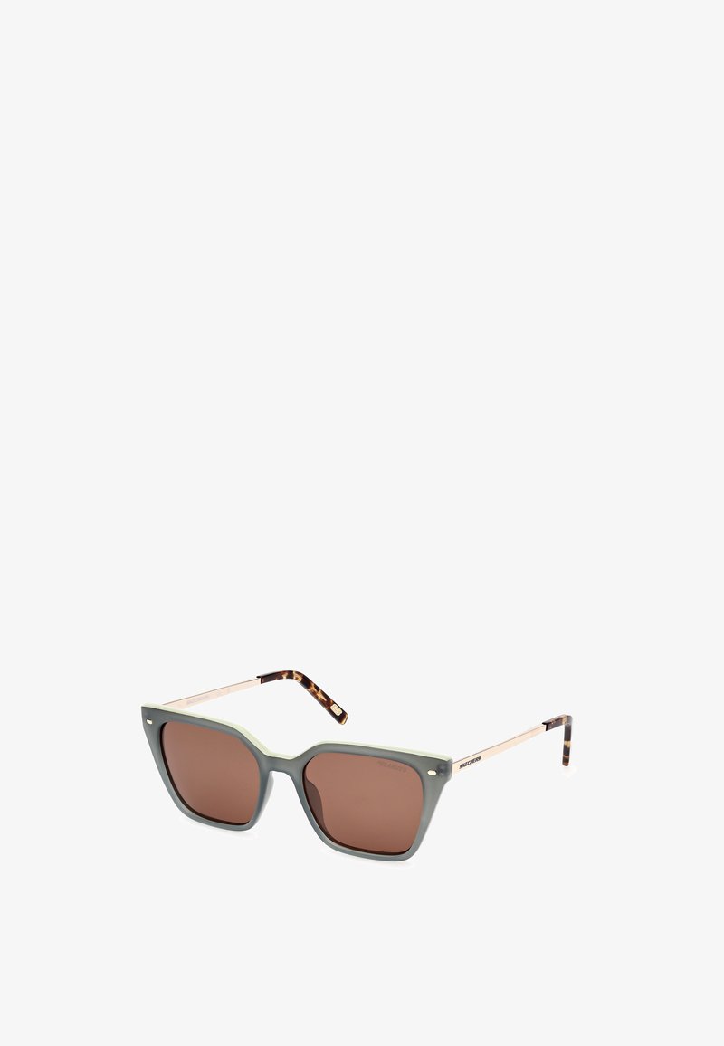 Skechers IN INIETTATO - Sluneční brýle - light green brown