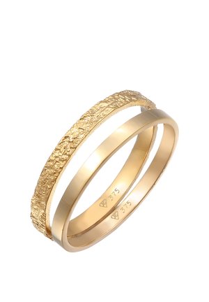 2 PACK BASIC - Ringe - gold coloured